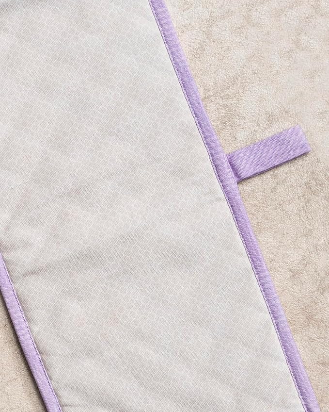 Maison d' Hermine Double Oven Mitts 100% Cotton 7"x35" Double Oven Mitt Heat Resistant BBQ Cooking Gloves with Loop, Baking, Grilling, Home, Kitchen, Handling Hot Pan Spring Summer (Magnolia Mornings)