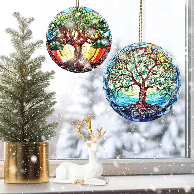 Christmas Ornament, Tree of Life, Christmas Decoration, Heirloom Keepsake, Holiday Ornaments 2023, Xmas Gift Exchange, Gift Idea, Christmas Tree Ornament