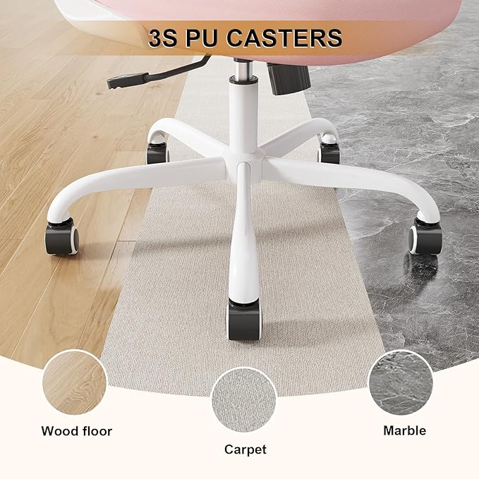 Synorla Office Chair, Ergonomic Desk Chairs 330LBS Capacity High Back Mesh Computer Chair with Flip-up Armrests, Comfy Work Chair with Adjustable Lumbar Support