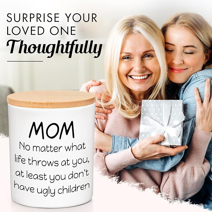 Gifts for Mom from Daughter Son - Mothers Day Gifts for Mom, Wife, Women - Moms Birthday Gift Ideas, Cool Birthday Gift for Moms - Funny Mothers Day Candle, mom Candle Funny 10oz