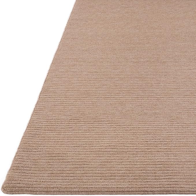 Non Slip Beige Solid Rubber Back Thing Runner Rugs for Living Room 2x10 for Kitchen, Rug for Bedroom and Hallway, Stain Resistant Easy Cleaning Non Shedding Carpet Beige 2 x 10
