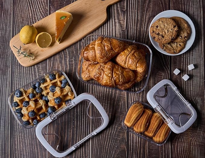 Felli Duo Loc Meal Prep Container for Refrigerator, Leak Proof Stackable Kitchen Tupperware for Leftovers Food Storage Travel Lunch Container, Christmas Gift for Her (Fridge Organizer 12pk)