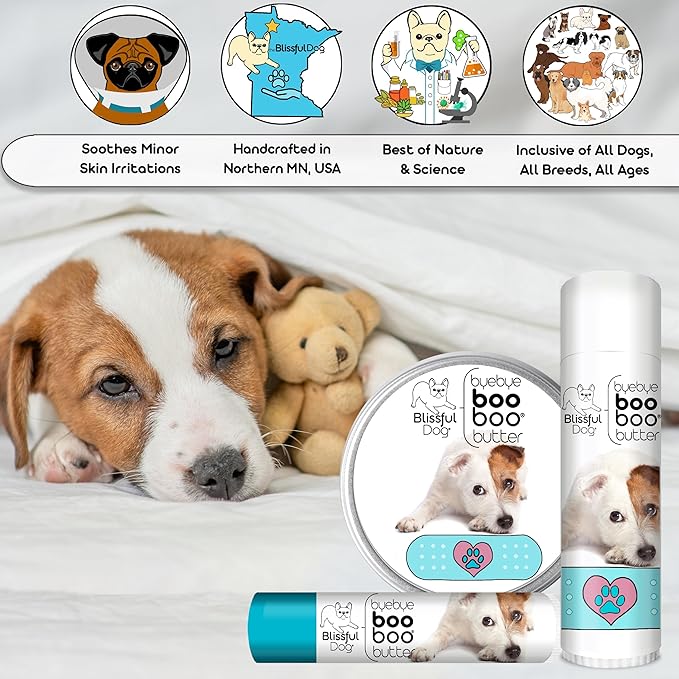 The Blissful Dog 8 oz TIN Jack Russell Terrier Booboo Butter