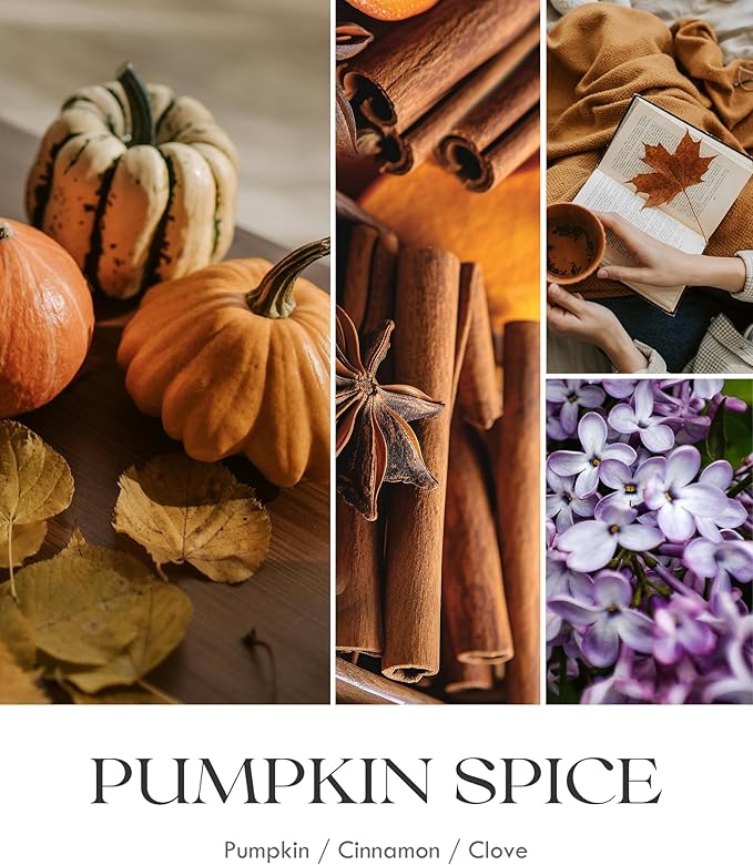 AOOVOO Pumpkin Spice Candles - 22 oz Scented Candles, Aromatherapy Candle, Soy Candle for Home Scented