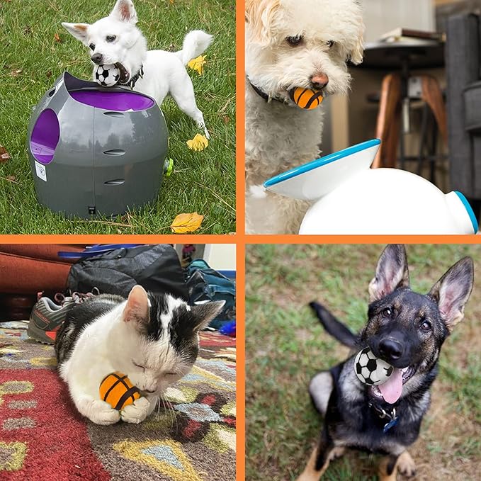 X-Small Dog Tennis Balls Dog Toys Ball 1.5" Pack of 12, Fit Ball Launchers