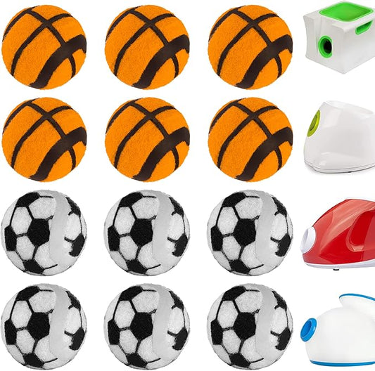 X-Small Dog Tennis Balls Dog Toys Ball 1.5" Pack of 12, Fit Ball Launchers