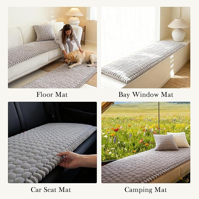 Couch Covers for 3 Cushion Couch Sofa Pet Friendly,Non-Slip Sofa Cover Washable