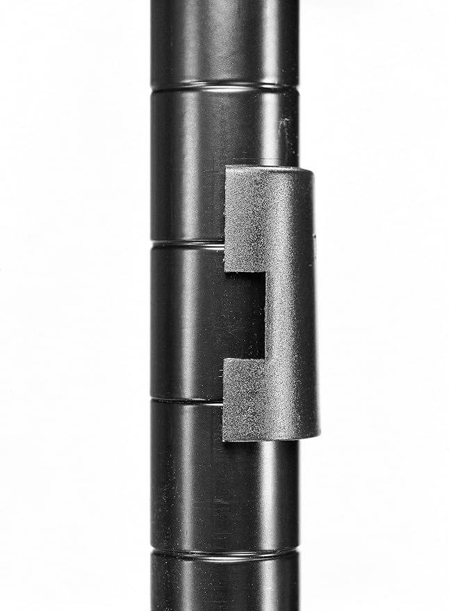 Whitmor Supreme 5 Tier Adjustable Shelving - 500 Pound Weight Capacity Per Shelf - Leveling Feet