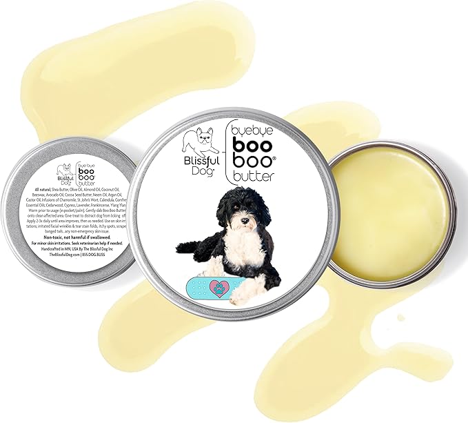 The Blissful Dog Portuguese Water Dog Boo Boo Butter, 16 oz.