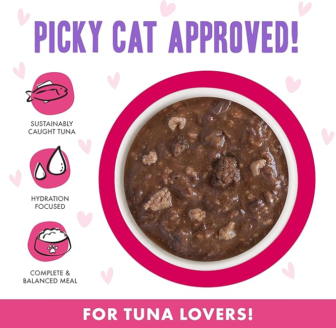 B.F.F. OMG - Best Feline Friend Oh My Gravy!, Tuna & Duck Dilly Dally with Tuna & Duck, 5.5oz Can (Pack of 8)