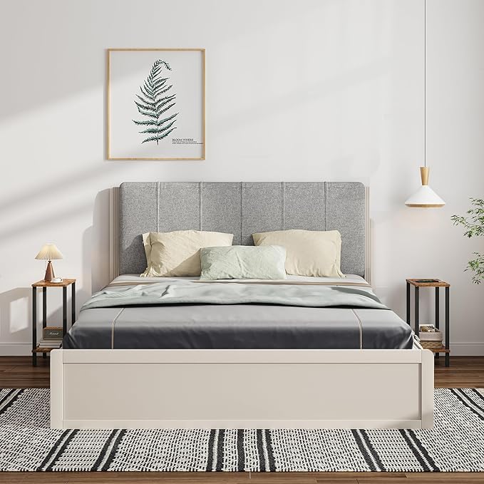 TUTOTAK Small Side Table, Narrow End Table, Skinny Sofa Table, Slim Nightstand, Couch Table, Living Room, Bed Room, Brown TB01BB062