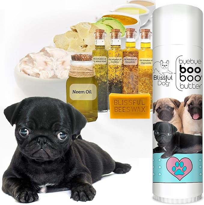 The Blissful Dog .50 oz Tube Pug Booboo Butter