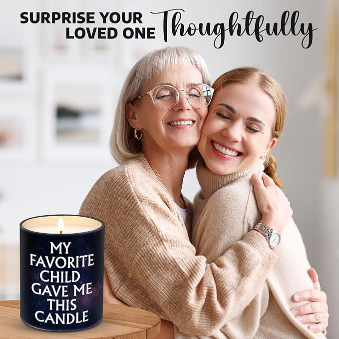 Gifts for Mom from Daughter, Son - Christmas Gifts for Mom, Wife, Women - Moms Birthday Gift Ideas, Cool Birthday Gift for Moms - Funny Christmas Candle, mom Soy Wax Candle