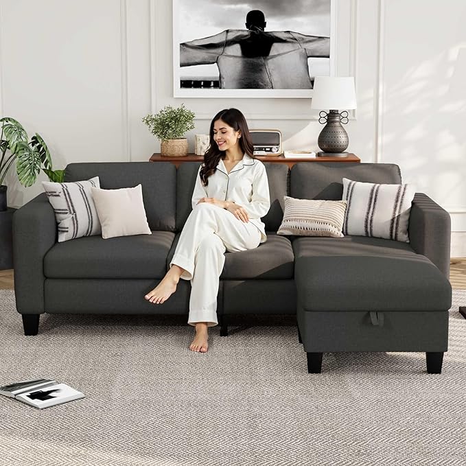 Small Couch, Couch in a Box, Small Sofa, Sofa for Living Room, Apartment, Dorm, Office