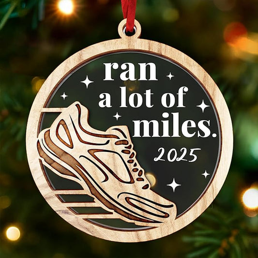 Gifts for Runners - Elegant Sports Christmas Ornaments, Perfect Runner Gifts for Track and Field Enthusiasts, Unique Marathon Runner Gift, Decorative Running Ornaments for Christmas Tree