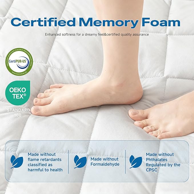 Aircliff Japanese Floor Mattress, Roll Up Tatami Mat, Sleeping Pad, Shikibuton, CertiPUR-US Certified Foam Floor Bed Futon Mattress for Dormitory, Guest Bed, Designed in Japan(Light Grey, Queen)