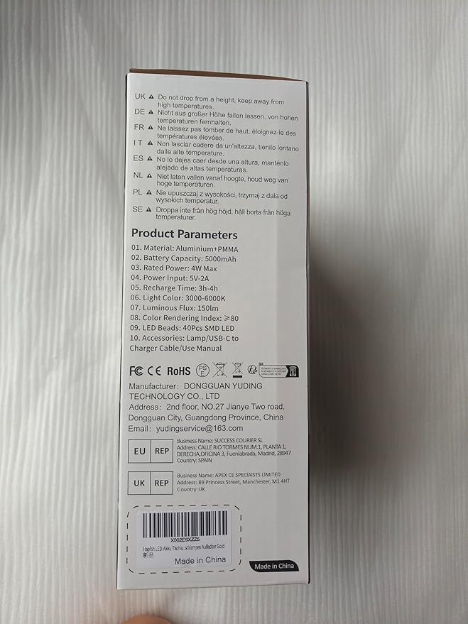 Hapfish 2 Pack Cordless Table Lamps Rechargeable, 5000mAh Battery Powered Lamp, 3 Color Modes, Dimmable, LED Table Lamps for Living Room,Outdoor, Dinner,Patio,Restaurant– Gold