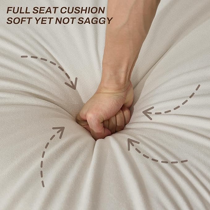 3 Seater Couch for Living Room, 79'' Comfy Deep Seat Sofa with Adjustable Armrests & USB/Type-C Charging Ports, Mid Century Modern Couch for Bedroom, Home Office, White