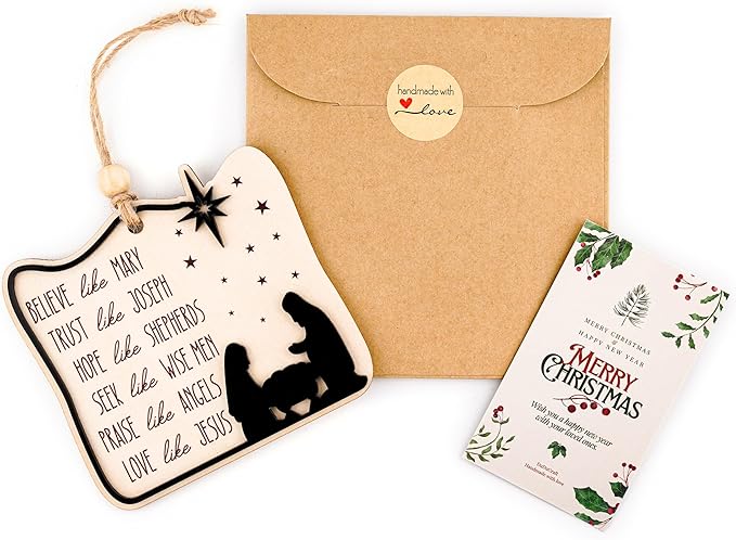 Christmas Ornament 2025 - Christian Christmas Ornaments - Religious Christmas Ornaments - Christmas Ornaments - Christian Christmas Decor - Christmass Decoration