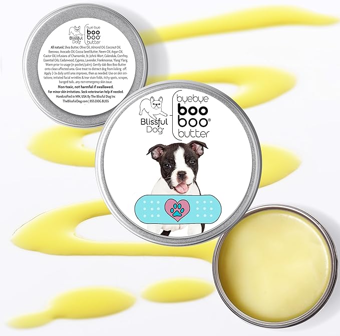 The Blissful Dog Boston Terrier Boo Boo Butter, 16oz