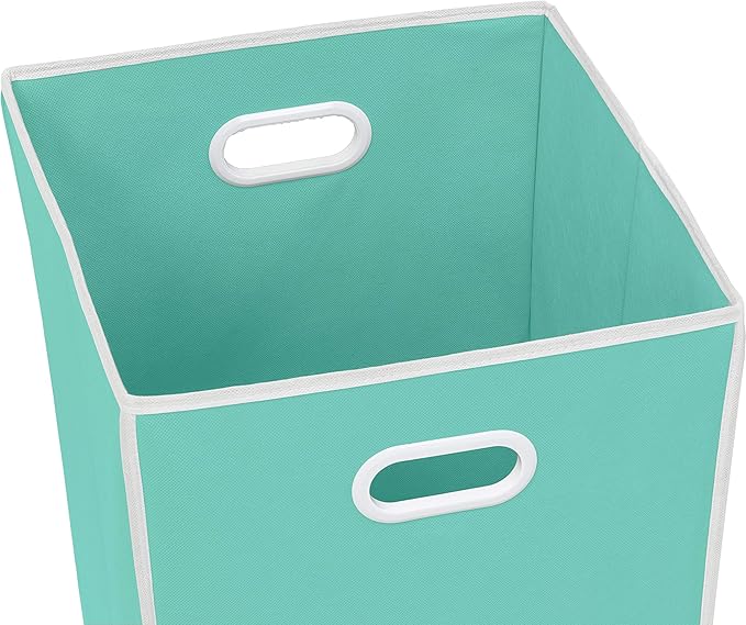 Simple Houseware Foldable Closet Laundry Hamper Basket, Turquoise