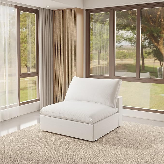 Modular Sectional Sofa,Extra Comfty Deep-Seat-Filled Couch, Modern Couches for Living Room,Apartment,Office,Small Space