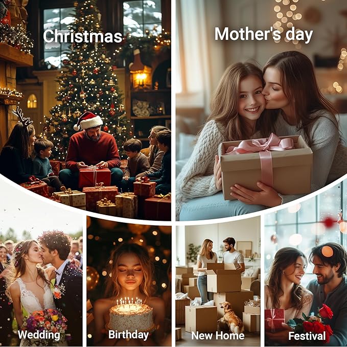 Marycele Birthday Gifts for Women, Candle Warmer Lamp with Timer, Unique Birthday Gifts for Wife Mom Friends Sister, 20th 30th 40th 50th 60th Year Old Gift Ideas