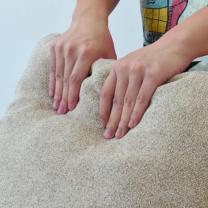 Cloud Modular Sectional Sofa Couch,120.45" Convertible Couches 3 Seater Sofa for Living Room,Minimalist Deep Sofa Couches,Covers Washable&Replaceable(Khkai)