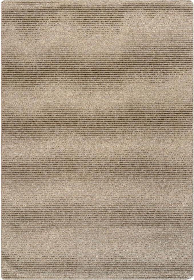 Non Slip Beige Solid Rubber Back Thing Rug for Living Room 5x7 Area Rugs for Kitchen, Rugs for Bedroom, Stain Resistant Easy Cleaning Non Shedding Carpet Beige 5 x 7