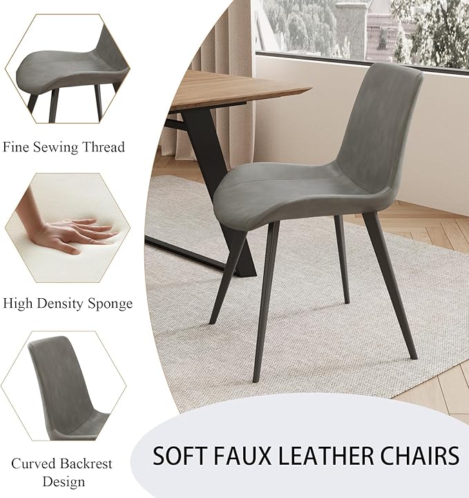 ZckyCine 63"-79" Extendable Dining Table Set for 6, Modern Walnut Color Table with 6 Brown Chairs, Retractable Wood Table and Chair Set for Kitchen and Dining Room