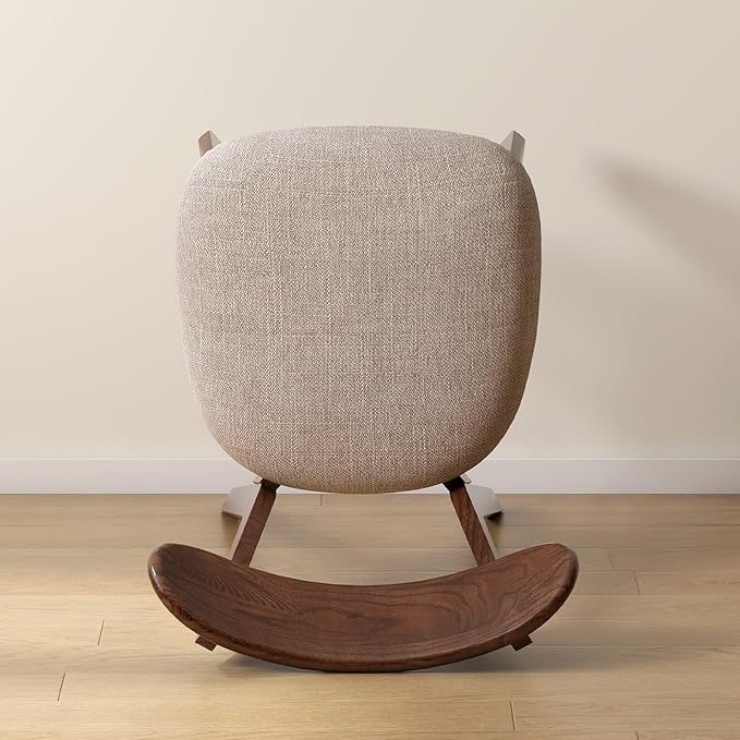 Walnut Dining Chairs Set of 2 - Comfortable Padded Seats,FAS-Grade North American Oak,Mid Century Modern Kitchen Chairs, Sturdy 400 lbs Capacity