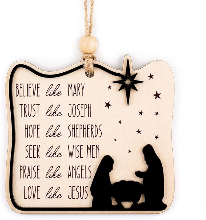 Christmas Ornament 2025 - Christian Christmas Ornaments - Religious Christmas Ornaments - Christmas Ornaments - Christian Christmas Decor - Christmass Decoration