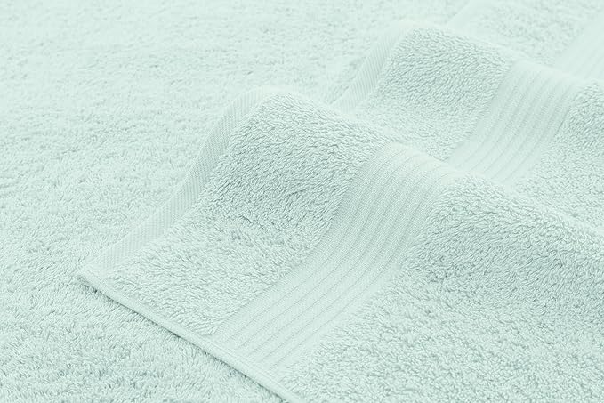 American Veteran Towel, Hand Towels for Bathroom Set of 4, 100% Cotton Turkish Hand Towel Sets, Soft Hand Face Towels, Mint Green Hand Towels