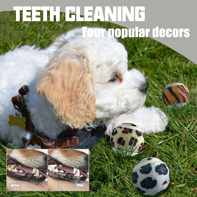 X-Small Dog Tennis Balls Dog Toys Ball 1.5" Pack of 12, Fit Ball Launchers