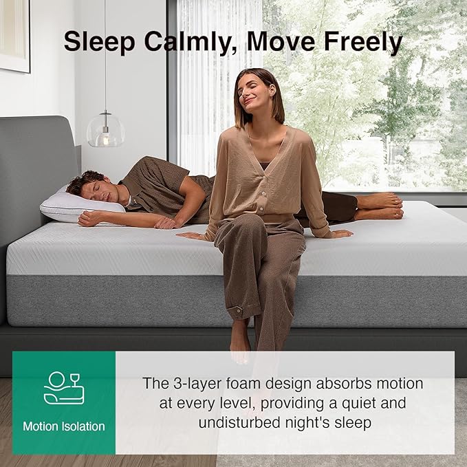 Novilla Mattress King, 14 Inch King Size Memory Foam Mattress in a Box for Suppotive, Pressure Relieving & Plush Comfort, Bliss