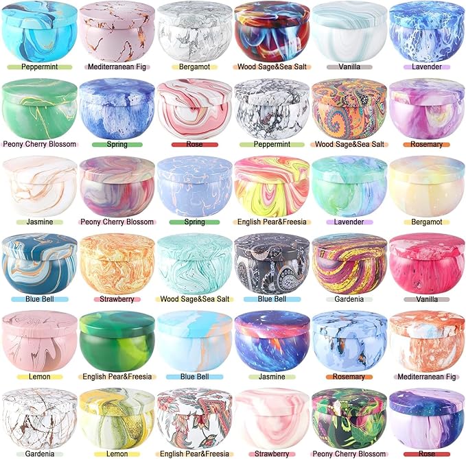 36 Pack Scented Candles Set for Home, Relaxing Stress Relief, Aromatherapy - Natural Soy Wax and Fragrance - Gifts for Women, Mom, Best Friend, Wife, Birthday