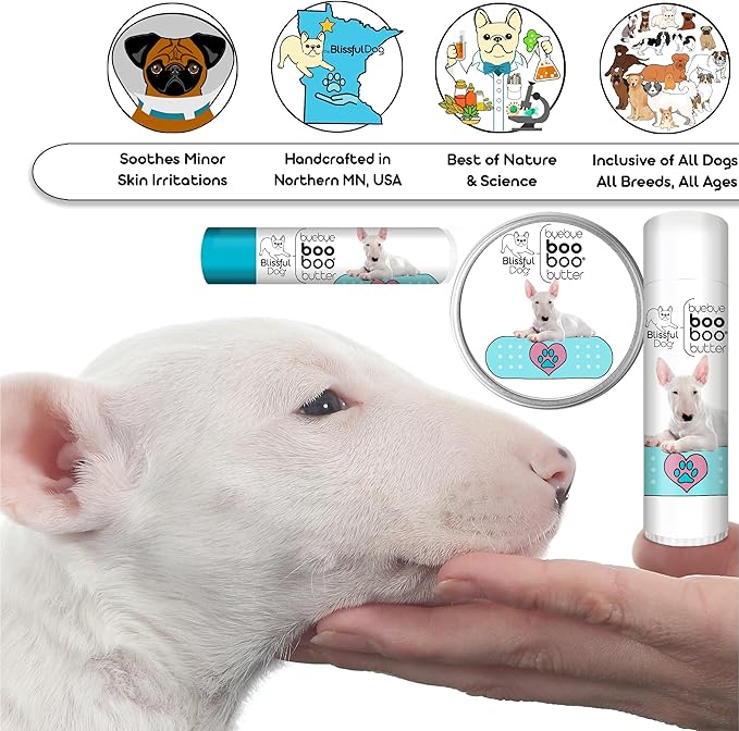 The Blissful Dog 4 oz Tin Bull Terrier Booboo Butter