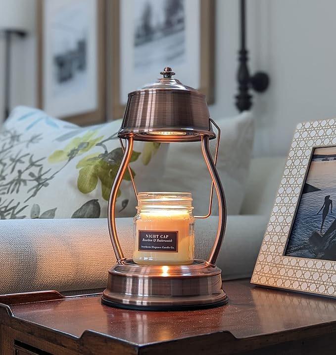 Our Copper Candle Warmer Lamp for Top-Down Scented Jar Candle Melting Will Compliment Your Home Decor. Add to Your Room Decor Aesthetic, Bedroom Decor, Living Room Decor. Gifts for Mom & Friends.