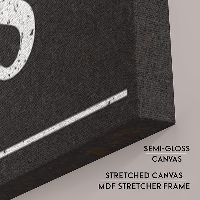 Milweb1 Personalized Family Name Welcome To Christmas/Rustic Vintage Farmhouse Holiday Decor Canvas Sign Holiday Decorations Wall Decor Print (8"x10")