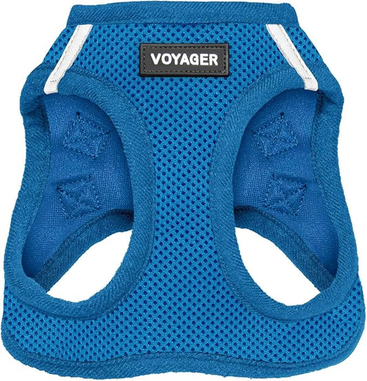 Voyager Step-In Air Dog Harness by Best Pet Supplies - All Weather Mesh Step in Vest Harness for Small and Medium Dogs, Royal Blue, size XS - Chest: 13 - 14.5"