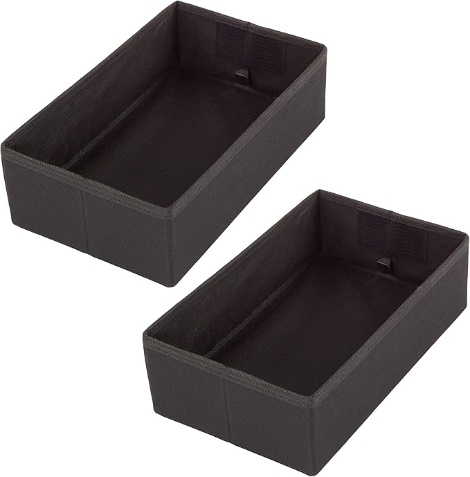 Lavish Home Ottoman Set of 2 - Ottoman Foot Rest, Linen Chest, or Storage Bench Set - 30in Ottomans for Living Room, Bedroom, Dorm Storage (Brown)
