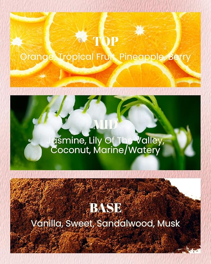 M&SENSE Floral Citrus Scented Candles, Vegan Soy Wax, No Toxin 10oz Long Lasting 42-Hour Burn Time Relaxing, Date Night, Aromatherapy Fall Winter Candles for Home, Thanksgiving Christmas Gifts