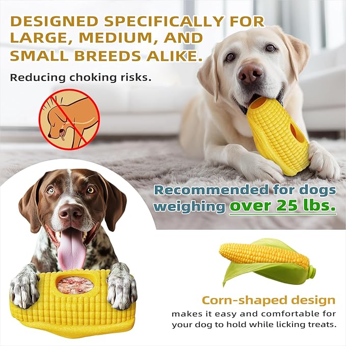 Multi-Functional Interactive Dog Toys for Aggressive Chewers, Indestructible Dog Toys for Small/Medium/Large Breeds,Frozen Dog Treat Holder to Keep Them Busy,Reduces Anxiety