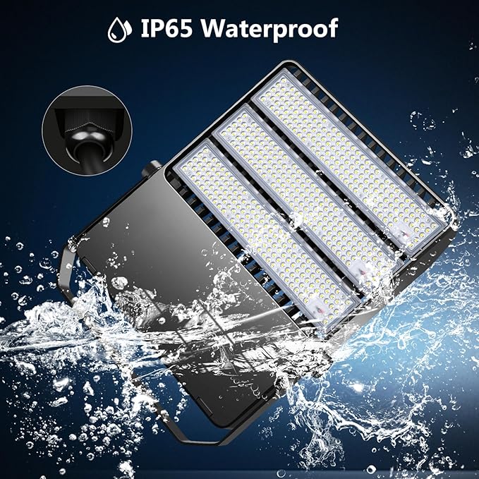 360W Stadium Flood Light Outdoor LED, 50800 Lumen 110-270v Commercial Super Bright Yard Floodlight 5000k, IP65 Waterproof Exterior Flood Lighting Security for Arena, Field, Sport, Court