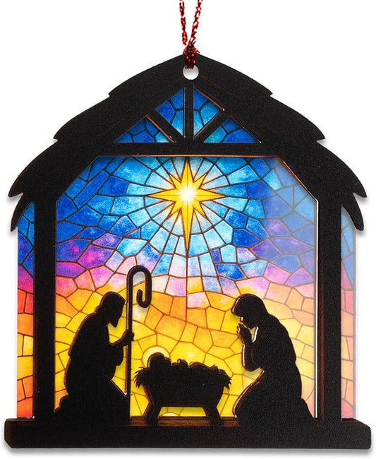 Christmas Ornament 2025 - Christian Christmas Ornaments - Religious Christmas Ornaments - Christmas Ornaments - Christian Christmas Decor - Christmass Decoration