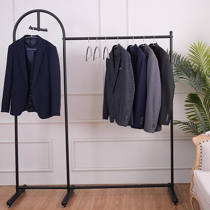 16.5 Inch Pack of 20 No Shoulder Bumps Non-Slip Rubber Coating Contour Metal Hangers, Sweater Hanger, Suit Hanger with Pants Bar (Silver)