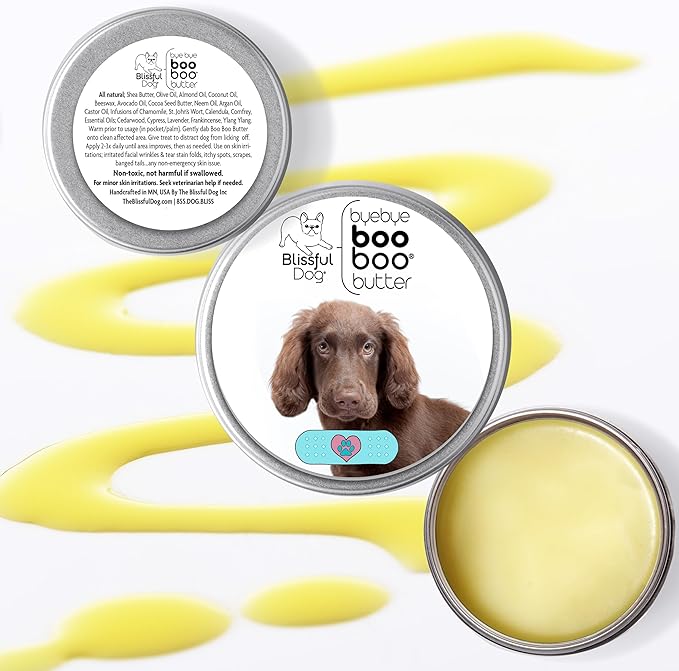 The Blissful Dog Flat-Coat Retriever Boo Boo Butter, 2-Ounce