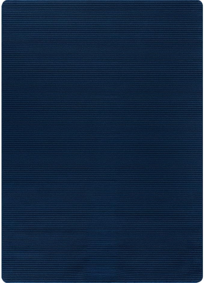 Non Slip Navy Solid Rubber Back Thing Rug for Living Room 3x5 Area Rugs for Kitchen, Rugs for Bedroom, Stain Resistant Easy Cleaning Non Shedding Carpet Navy 3 x 5