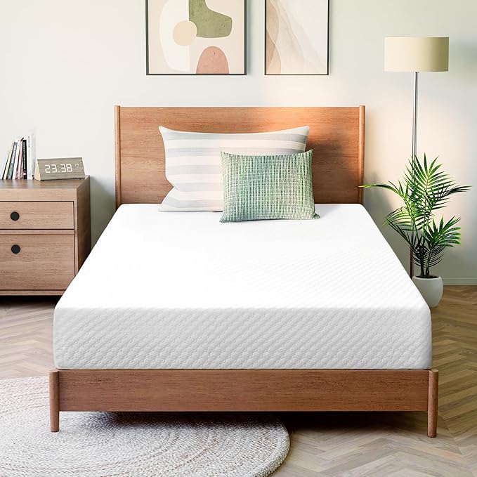 GAESTE 6 Inch Twin Cooling Memory Mattress Medium Firm CertiPUR-US Certified Foam, Pressure Relief & Cool Sleep Mattress-in-a-Box Comfort & Supportive Fiberglass Free (Twin, 6 in)