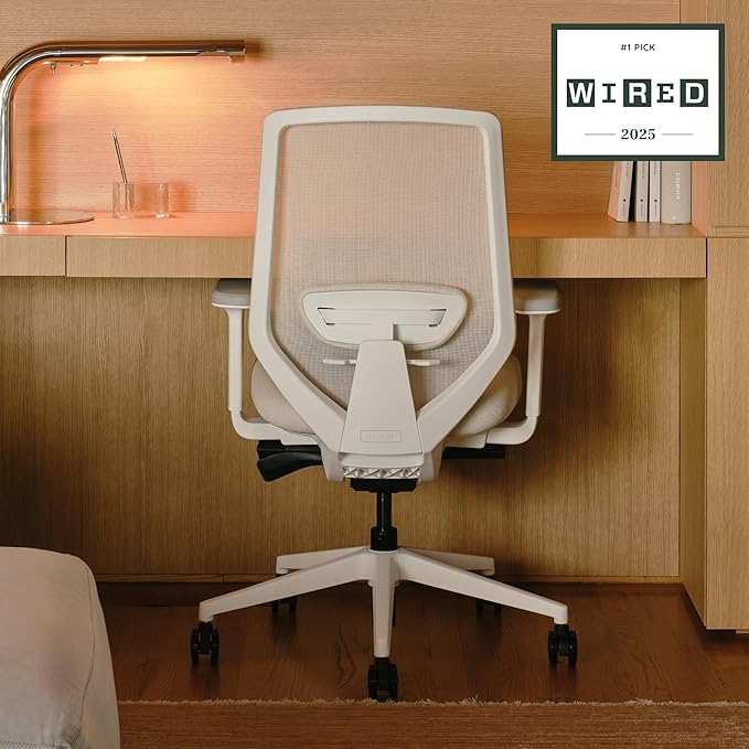 Branch Ergonomic Chair Pro - Mesh Office Chair with 14 Points of Adjustment - Height, Depth & Tilt Adjustable - 5D Armrests - Forward Tilt, Smooth Recline, and Lumbar Support - Shore